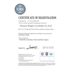 Xiamen Biogreen Tech Co.,Ltd. Certifications