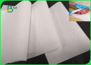 Wholesale 40gsm 50gsm White Freezer Paper Roll For Meat Package Food Grade 24