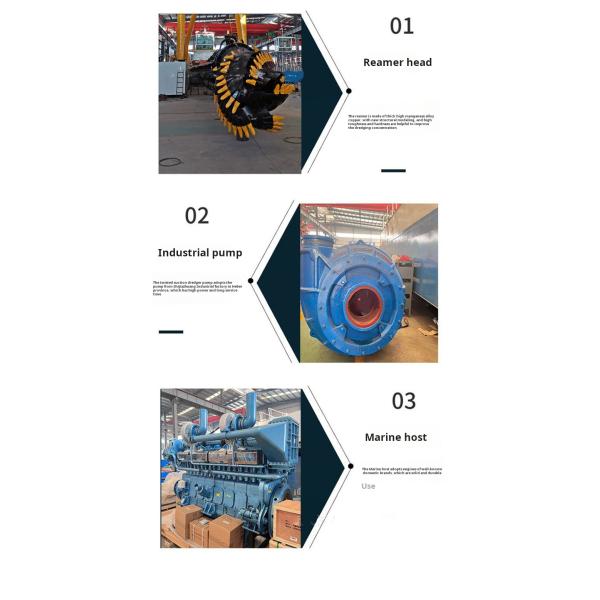 12m River Cleaning Dredger Vessel Sand Dredging Machine