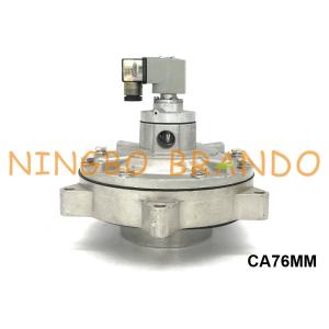China CA76MM 3 Inch Goyen Type Dust Collector Pulse Jet Valve For Baghouse 24VDC 220VAC on sale