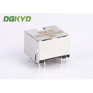 Ultra Low 11.5mm Height Shield Rj45 Ethernet Jack Connector With Y/G LEDs