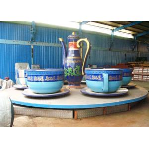 Shopping Mall Spinning Teacups Ride With Three Small Rotating Turntable