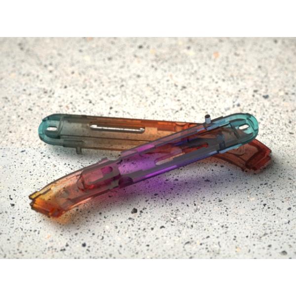 OEM / ODM : custom molding / Inner bracket of left rear cover of transparent earphone (1*8) No.24213