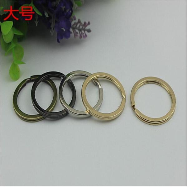 Manufacturing various color iron key chain accessories 29 mm small split key