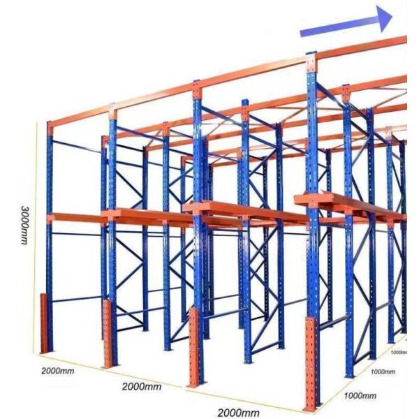 Size Customized Heavy Duty Pallet Racking , Warehouse Racking System