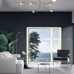 Vinyl Casement Window Door Triple Glazed Swing Out Windows ISO9001 Certificated