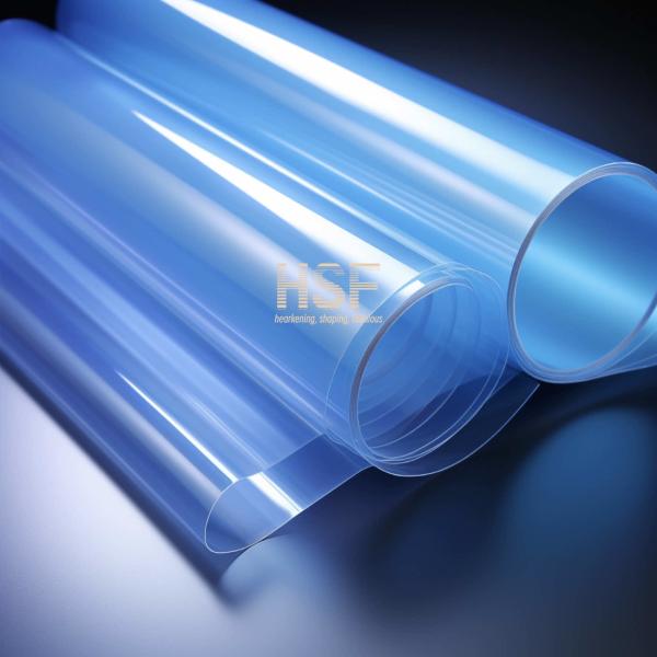 Clear Blue Static Cling Protective Anti Static Shrink Film 20um