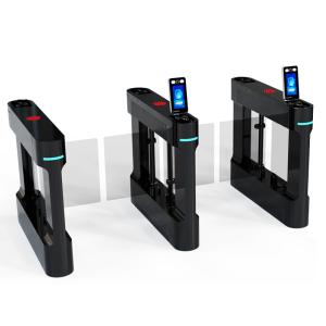 Wholesale Automatic Face Recognition System QR Code Reader Swing Gate Turnstile Access Control from china suppliers