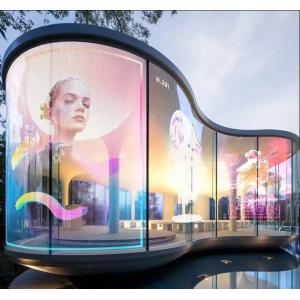 20°C-50°C Full Color Transparent LED Display Screen With 90% Transparency