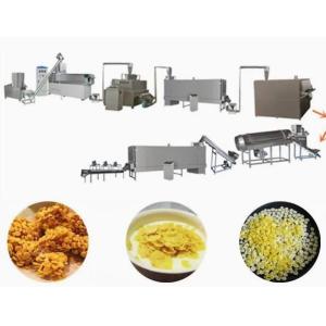 High Nutritional Corn Flakes Processing Line With PLC Control System