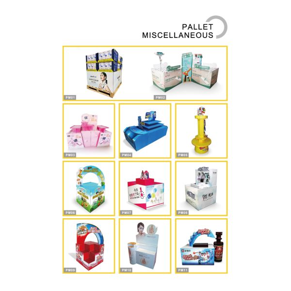 Make Up Products Paper Dump Bin Retail Foldable POS Knock Down Display