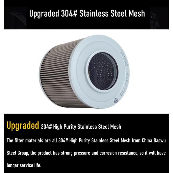 HYUNDAI Hydraulic Suction Line Filter P852 2472-9016A Excavator Oil Filter