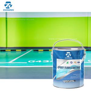 High Clear Epoxy Resin Floor Coating For Electronics Industry Impact Resistant