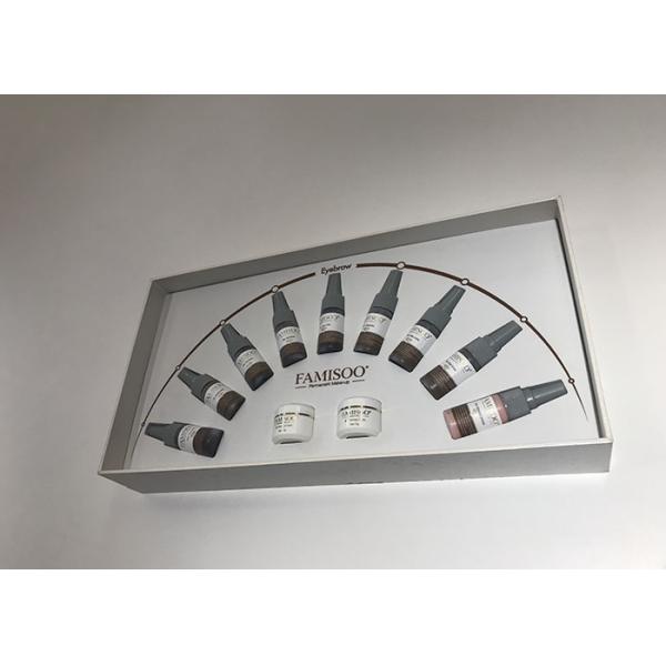 9 Colors Liquid Permanent Makeup Tattoo Pigment Kit With 2 Piece Nursing Cream