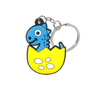 Promotion Rubber Logo Keychain Flexible Double Sided Custom Keychain