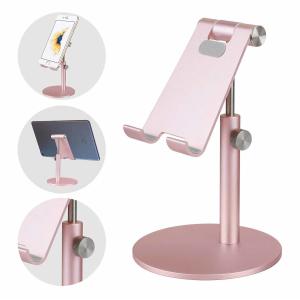 Adjustable Aluminium Folding Desktop Phone Stand 7.5inch height Lightweight