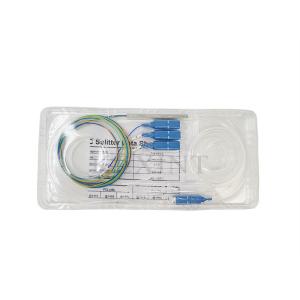 1x3 SC / UPC Fiber Optical Plc Splitter 1 M Length