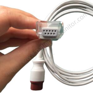 Biolight S/P Series Oximeter Machine Spo2 Extension Cable 9 Pins 15-100-0357