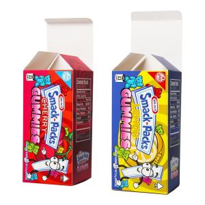 Paper Packaging Boxes Glitter Printing Handling on Small Size for Ivory Board