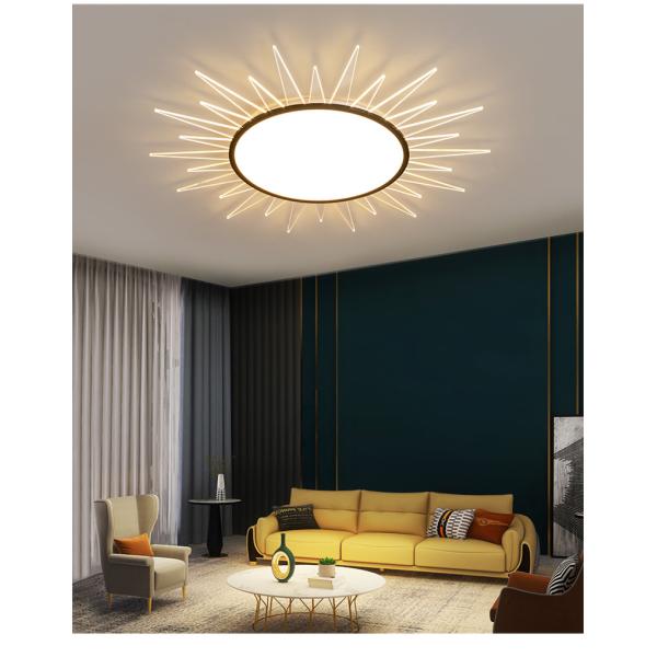Ultra-thin Living Room Led Ceiling Lights Modern Bedroom Lamp Creative Sun Acrylic Chandelier(WH-MA-246)