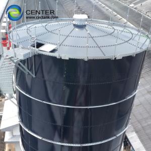 3,450N/cm Dry Bulk Grain Storage Tank 0.25mm Coating Thickness