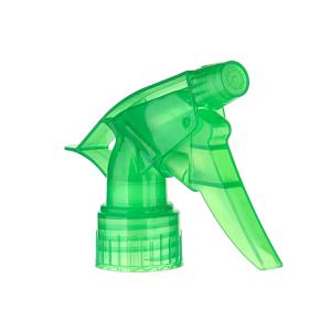 Customizable 28/410 Transparent Green PP Plastic Ergonomic Trigger Sprayer For