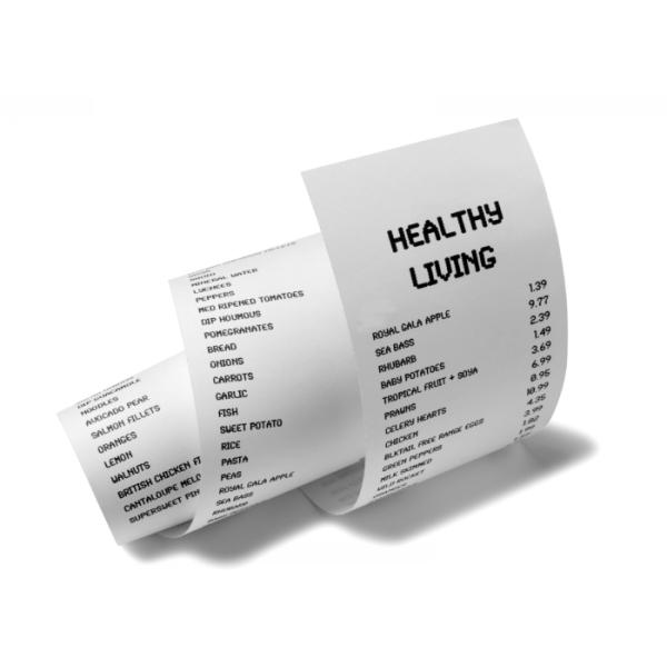 black image Thermal Paper jumbo rolls widths oem