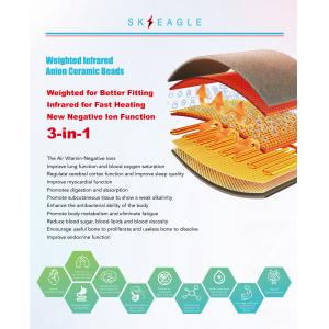 Buy cheap Anion Infrared Electric Weighted Heated Back Pad Adjustable 12" × 24" from wholesalers