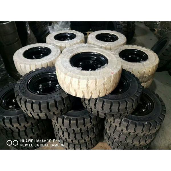 Quality forklift tires 10-28 with low speeding high pressure performance long operating life good riding safety and wear for sale