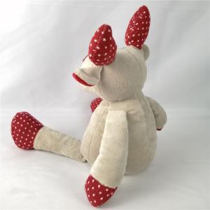 Christmas Animal 2.8in Santa Soft Toy Moose Plush Toy X'Mas Gifts 41 X 23cm