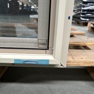 Customized Size UPVC Single Hung Window With PVC Material 1.4mm-1.8mm Thickness