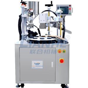 40L Tube Filling Sealing Machine , Ultrasonic Ointment Tube Filler
