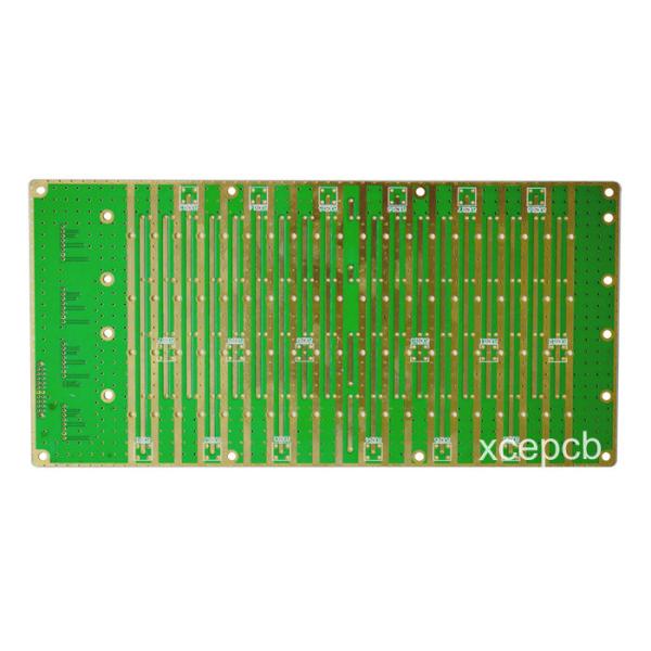 Quality F4B High Frequency Green Rigid PCB Service Custom Multi Layer HF PCB Boards 0.6mm for sale
