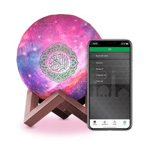 Quran Player 5V 1A Al 8gb 500mAh 3d Touch Moon Lamp