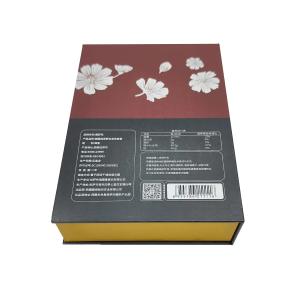 Custom Design Texture Food Gift Box Luxury Flip Honey Bottle Packaging Paper