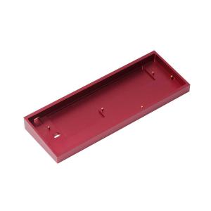 China Cnc Keyboard Case Custom Machining Anodizing Aluminum Mechanical Plate on sale