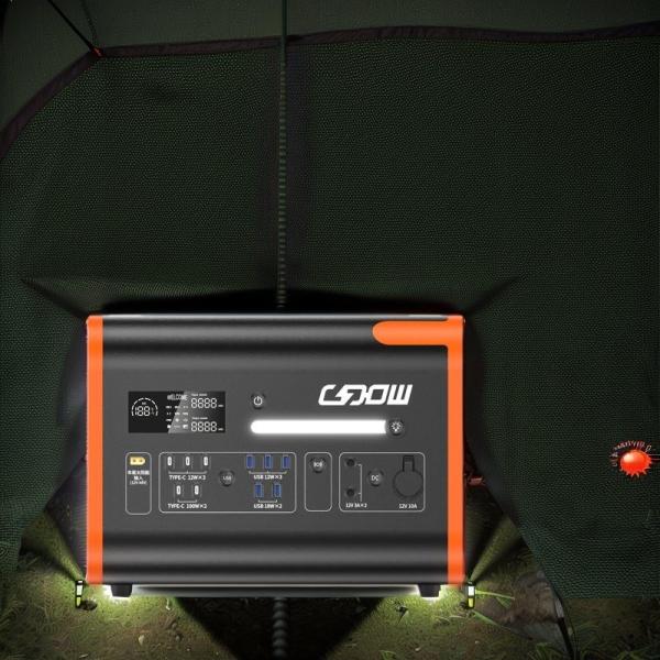 Pure Sine Wave Inverter AT22 2200W LCD Portable Power Supply for Home Outdoor
