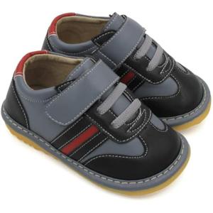 Wholesale Comfortable Flexible Sole Baby Shoes Toddler Removable Squeaker And Adjustable Strap from china suppliers