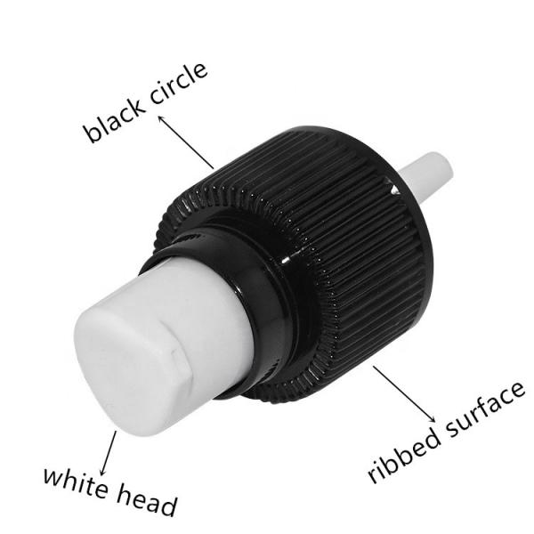 Ribbed Surface Plastic Treatment Pump Half Cover Assembly With Bottles