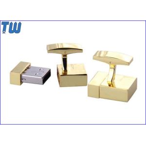 Golden Color Cufflinks Disk 512MB USB Memory Stick Thumb Drive