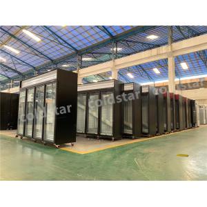 Grocery Store Refrigerator And Freezer Vertical Showcase Chiller