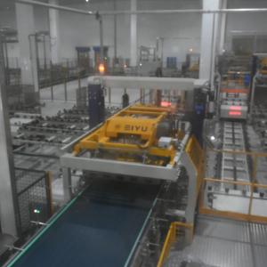 Automatic Juice Drinking Water Packing Machine Loading And Unloading Cage System