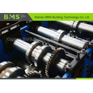 Shelf Step Beam Racking Roll Forming Machine With Saw Cutting Use For Storage