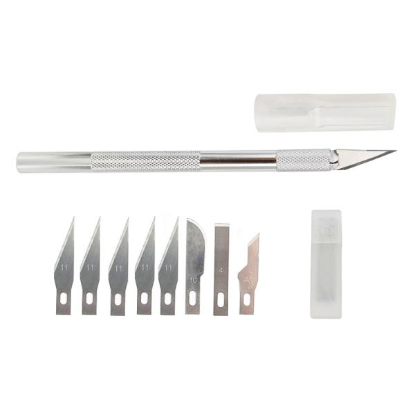 9 Blades Craft Artwork Cutting DIY Carving Stencil Scoring Hobby Chiseling Model