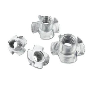 Wholesale Super Duplex Stainless Steel 2205 2507 904L 2507 A286 Tee Nut 4 Claw 4 Prong Furniture DIN1624 from china suppliers