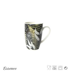 14OZ Bone China Mugs Decal Printing Bone China Tea Cups High Temperature