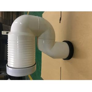 Row To Row Toilet Pipe Connector Fitting , Space Saving Bent Pan Connector