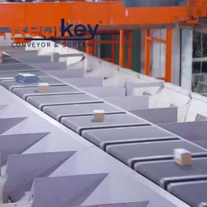 High Accuracy Cross Belt Sorter Efficient Streamlined With Easy Maintenance