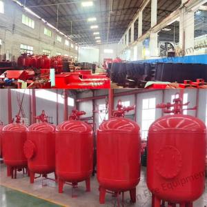 China Horizontal Bladder Tank Foam Fire Suppression System With Jet Distance Of ≥10m And Single Package In Real Size on sale