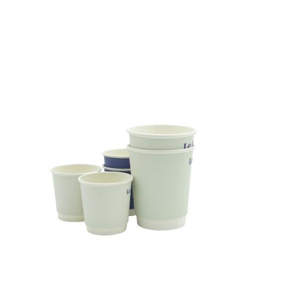 Biodegradable Eco Friendly Disposable Coffee Cups Printed Paper Cups With PLA Lined